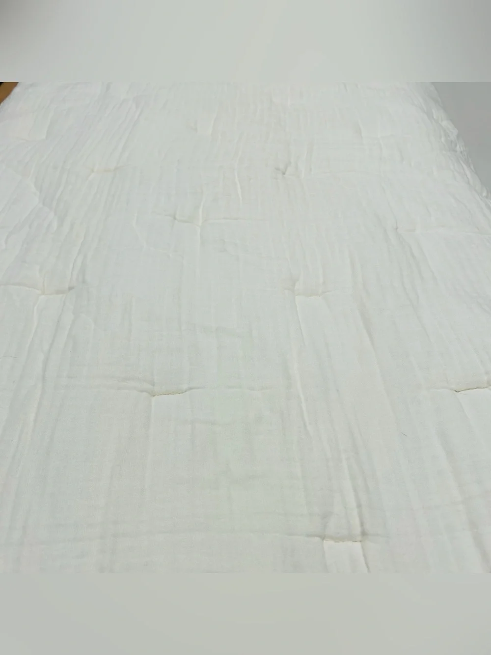 NWOT QUINCE Organic Airy Gauze Dream Quilt King/Cal King Ivory 9050